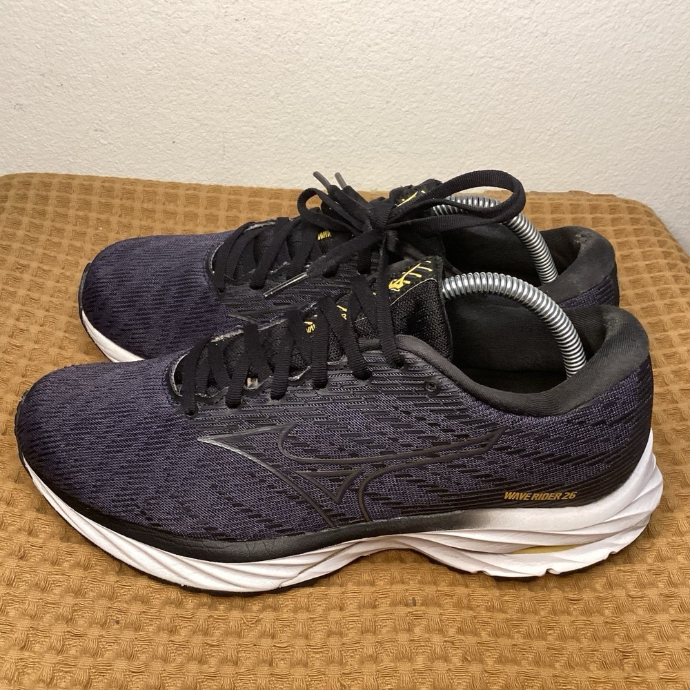 Mizuno Wave Rider 26 Shoes Mens Size 8 Blue Mesh Running Athletic Sneakers